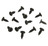 Thumbnail of Screw Set, door weatherstrip upper on roof side (coupe)