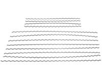 1968 - 1978 Wire Set, corrugated seat cover installation rods - 12 pc