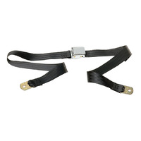 1956 - 1968 Seatbelt Set, functional replacement with "chrome lift latch style"