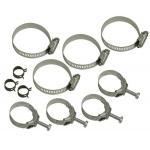 1975E Clamp Set, engine cooling hose (without air conditioning)