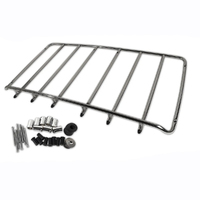 Corvette Luggage Rack, 8 hole replacement "polished stainless steel"