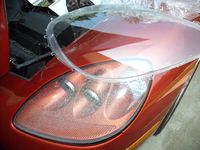 Corvette C6 Headlamp Clear Lens Cover Pair