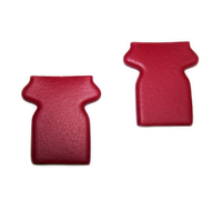 1970 - 1973 Cover, pair seat/shoulder belt webbing stop (similar to 1970-72 red)