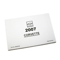 Corvette Manual, owners (reprint of original)