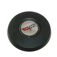 Corvette Horn Button with Retainer & Emblem